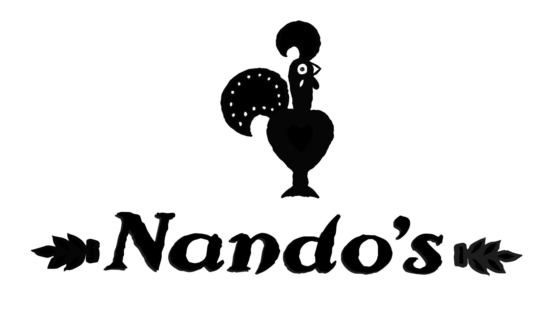 Nando's logo  on a white background